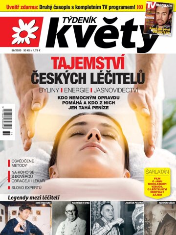 Obálka e-magazínu Týdeník Květy 36/2020