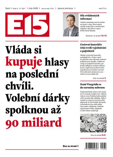 Obálka e-magazínu E15 8.10.2021