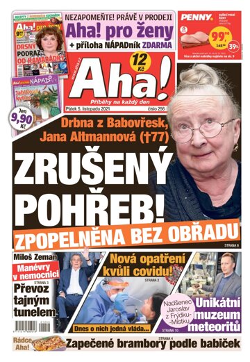 Obálka e-magazínu AHA! 5.11.2021