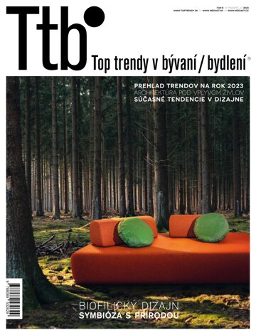 Obálka e-magazínu Top trendy v byvaní/bydlení 2023