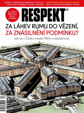 Obálka e-magazínu Respekt 24/2023