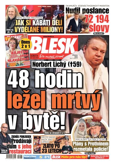 Obálka e-magazínu Blesk 20.1.2024