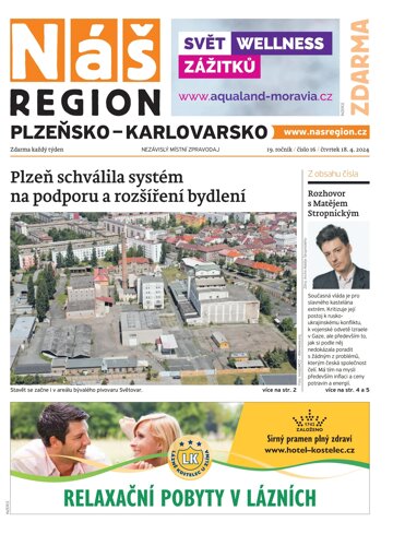 Obálka e-magazínu Náš Region - Plzeňsko 16/2024