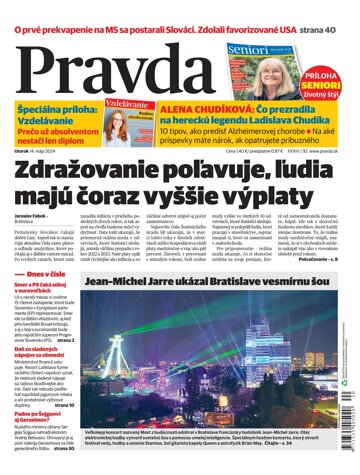 Obálka e-magazínu Pravda 14. 5. 2024