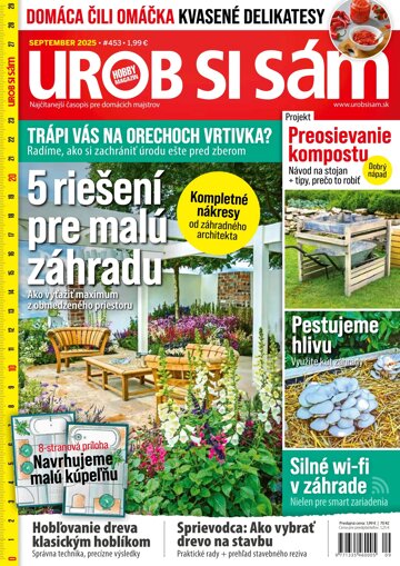 Obálka e-magazínu Urob si sám 9/2025