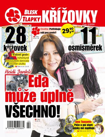 Obálka e-magazínu Blesk Tlapky Křížovky 2/2026
