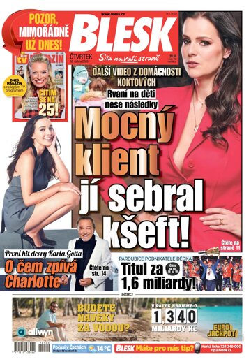 Obálka e-magazínu Blesk 30.4.2026
