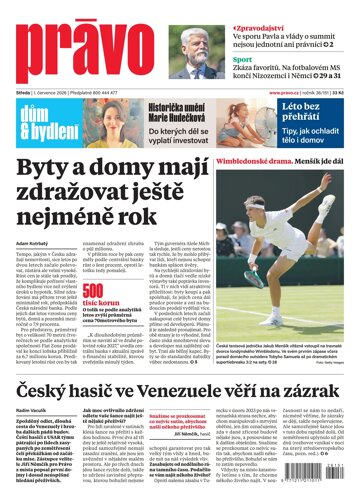 Obálka e-magazínu Deník Právo 1.7.2026