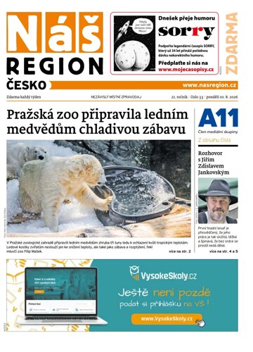Obálka e-magazínu Náš Region - Česko 33/2026