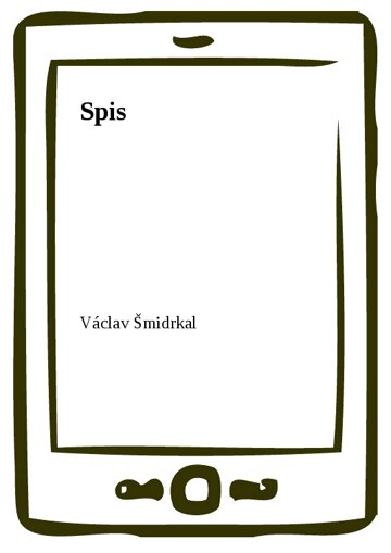 Obálka knihy Spis