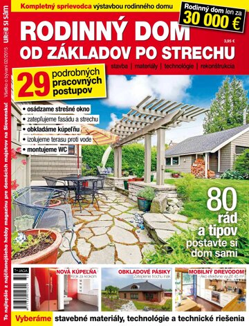 Obálka e-magazínu Rodinný dom od základov po strechu