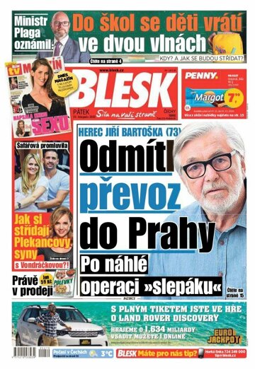 Obálka e-magazínu Blesk 20.11.2020