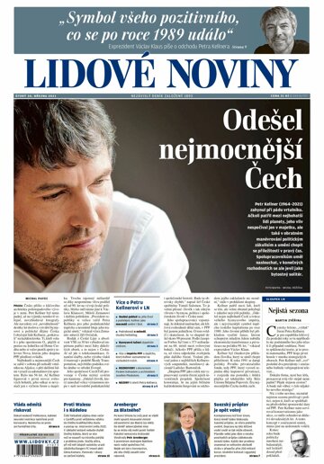 Obálka e-magazínu Lidové noviny 30.3.2021