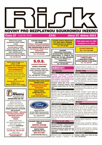 Obálka e-magazínu Risk 17/2021