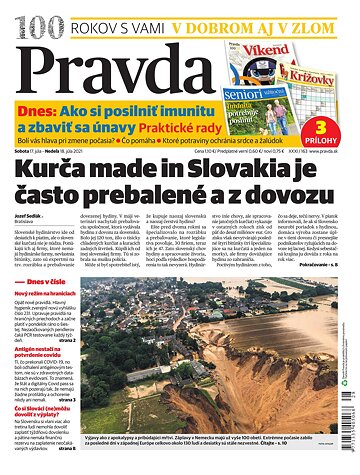 Obálka e-magazínu Pravda Dennik 17. 7. 2021