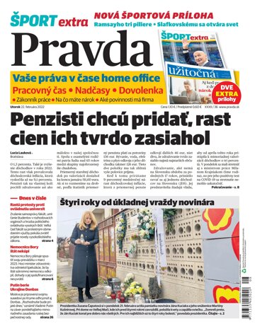 Obálka e-magazínu Pravda 22. 2. 2022