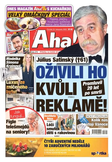 Obálka e-magazínu AHA! 24.11.2022