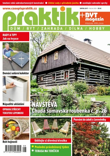 Obálka e-magazínu PRAKTIK & příloha Byt magazín 8/2017