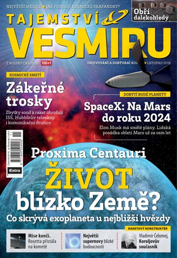 Obálka e-magazínu Tajemství Vesmíru 11/2016