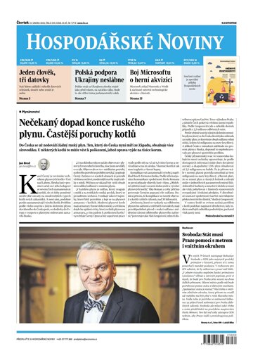 Obálka e-magazínu Hospodářské noviny 039 - 23.2.2023