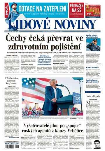 Obálka e-magazínu Lidové noviny 27.3.2023