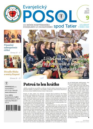 Obálka e-magazínu Evanjelický posol spod Tatier 9/2023