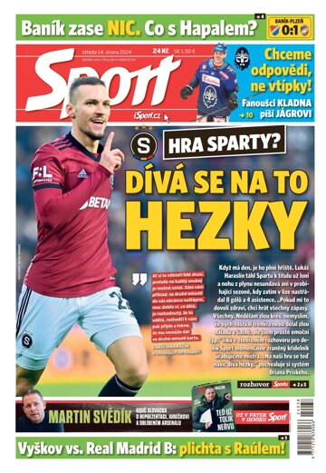 Obálka e-magazínu Sport 14.2.2024