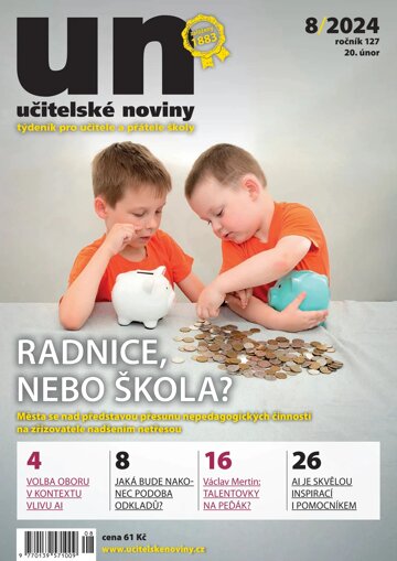 Obálka e-magazínu Učitelské noviny 8/2024