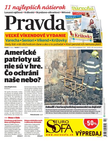 Obálka e-magazínu Pravda 08. 03. 2024