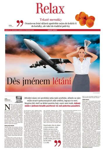 Obálka e-magazínu LN+ Čechy - 27.07.2024