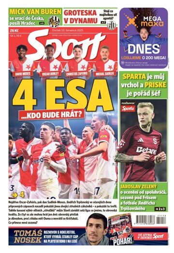Obálka e-magazínu Sport 10.7.2025