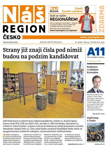 Obálka e-magazínu Náš Region - Česko 35/2025