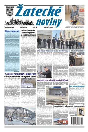 Obálka e-magazínu Žatecké noviny 14/26