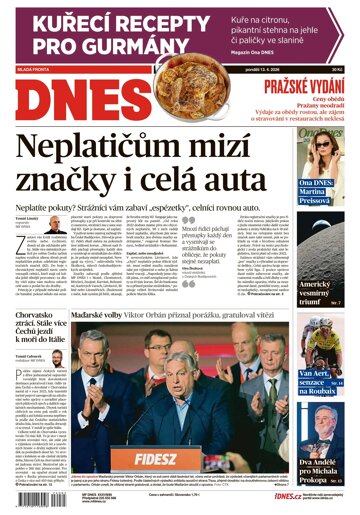 Obálka e-magazínu MF Dnes 13.4.2026
