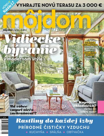 Obálka e-magazínu Môj dom 5/2026
