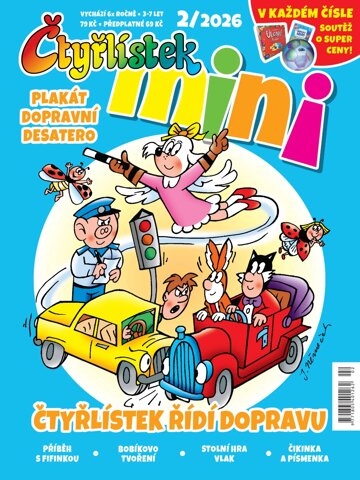 Obálka e-magazínu Čtyřlístek Mini 2/2026