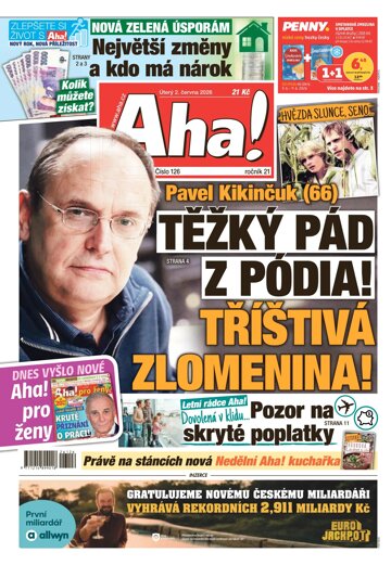 Obálka e-magazínu AHA! 2.6.2026