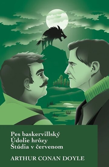 Obálka knihy Pes baskervillský / Údolie hrôzy / Štúdia v červenom