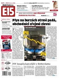Obálka e-magazínu E15 10.6.2014