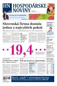Obálka e-magazínu Hospodárske noviny 16.10.2014