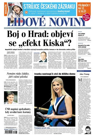 Obálka e-magazínu Lidové noviny 31.3.2017