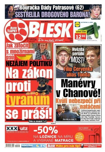 Obálka e-magazínu Blesk 31.1.2019