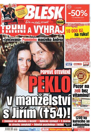 Obálka e-magazínu Blesk 1.3.2019