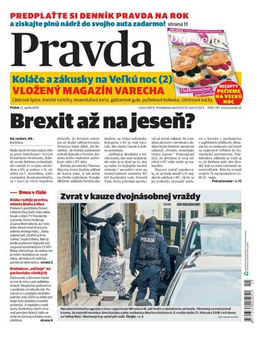 Obálka e-magazínu Pravda 12. 4. 2019