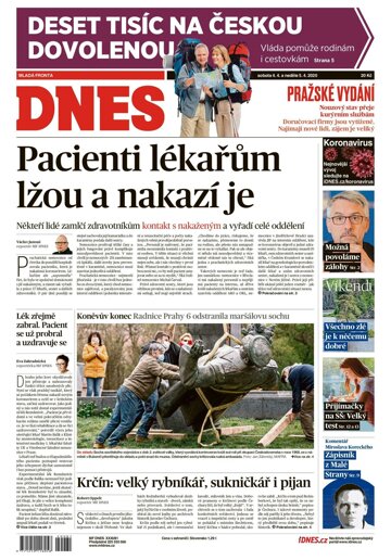 Obálka e-magazínu MF Dnes 4.4.2020