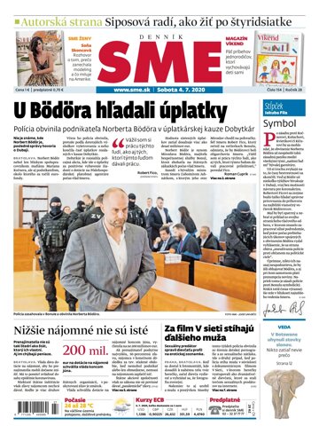 Obálka e-magazínu SME 4.7.2020