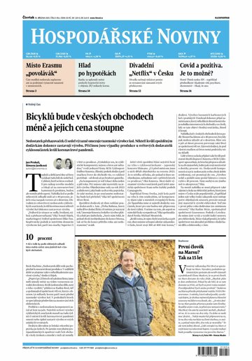 Obálka e-magazínu Hospodářské noviny 054 - 18.3.2021