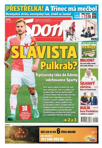 Obálka e-magazínu Sport 27.4.2022