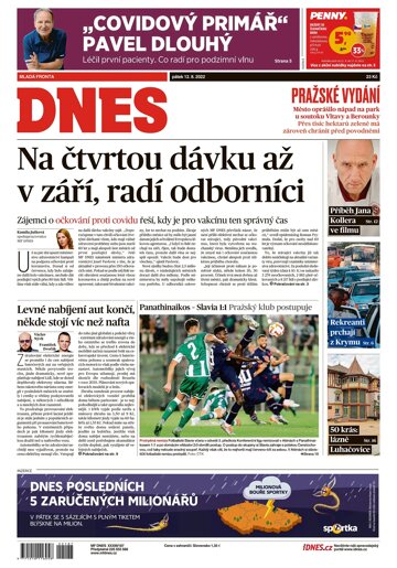 Obálka e-magazínu MF Dnes 12.8.2022