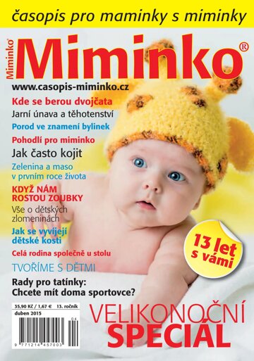 Obálka e-magazínu Miminko 4/2015